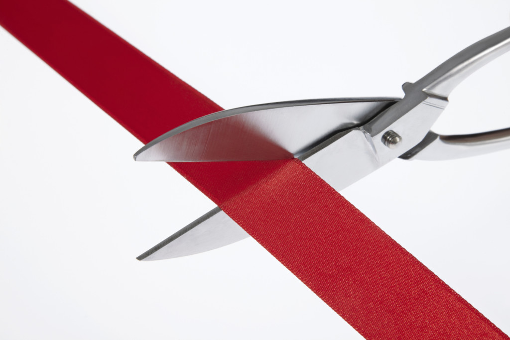 Cutting A Red Ribbon