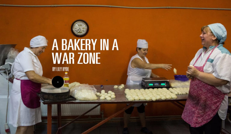 bakery in war zone
