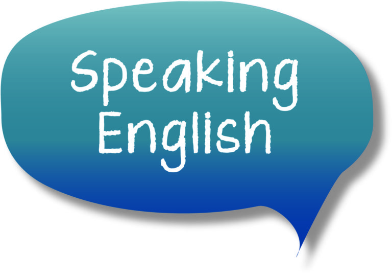 speaking english