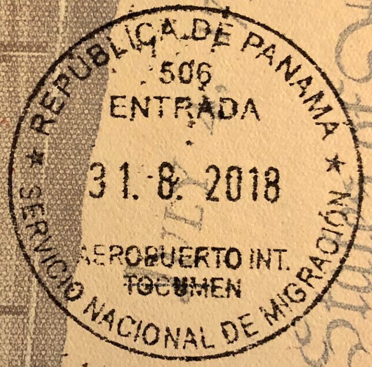 entry stamp