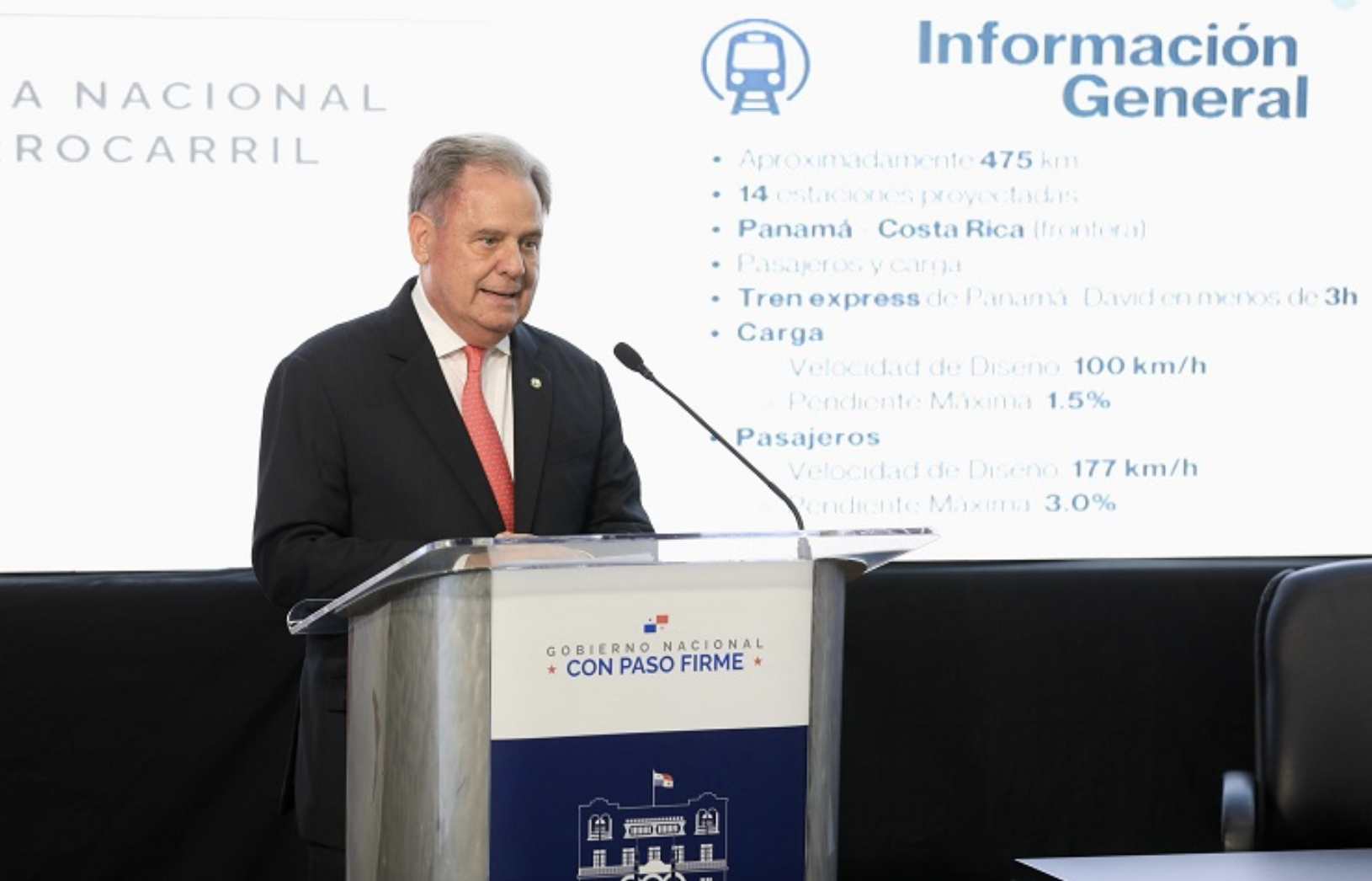 Construction plan map for Panama railway project first phase improving access to capital