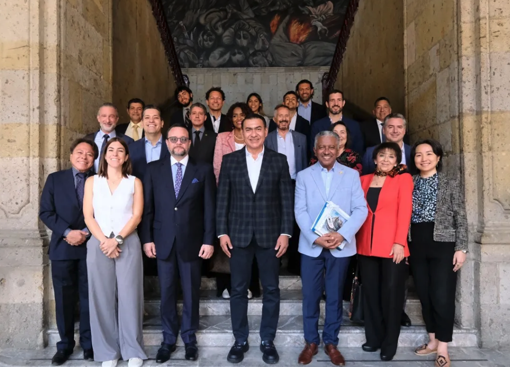 Officials from Panama and Jalisco at Panama semiconductor mission signing for Panama chip initiative