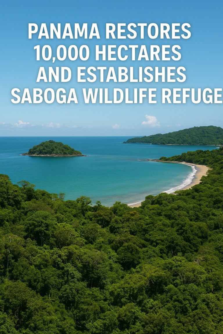 Panama restores 10,000 hectares