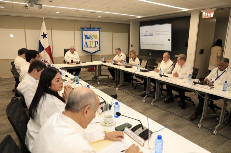 Panama Pacifico economic zone map and logistics infrastructure highlighting logistics companies, airport and employment center
