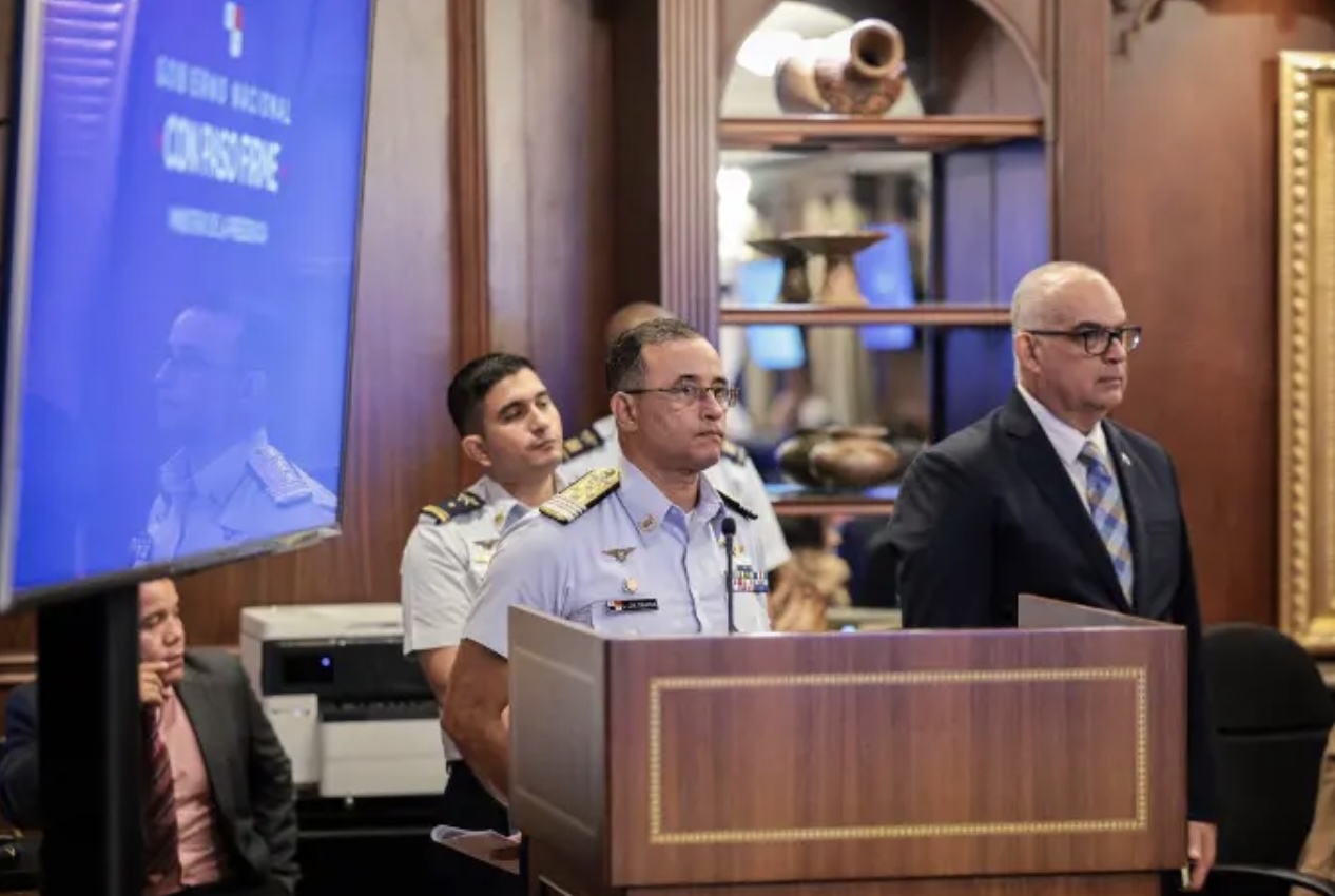 Four A-29 Super Tucano aircraft representing Panama’s investment in national aerial surveillance