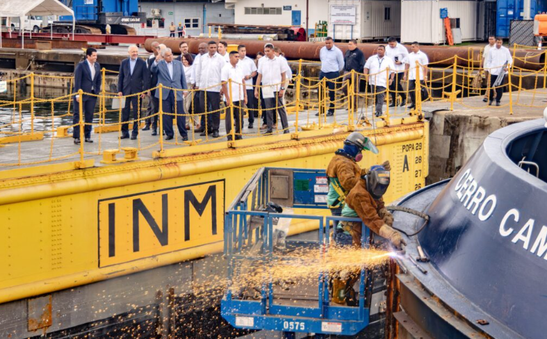 The Panama Canal contributions ceremony delivering public funds to the National Treasury.