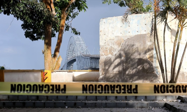 Site of the destroyed China Panama Memorial in Arraiján during the 2025 diplomatic crisis.