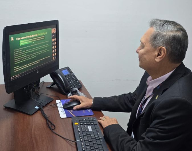 Panamanian entrepreneurs participating in a webinar to learn FDA regulations for US market entry