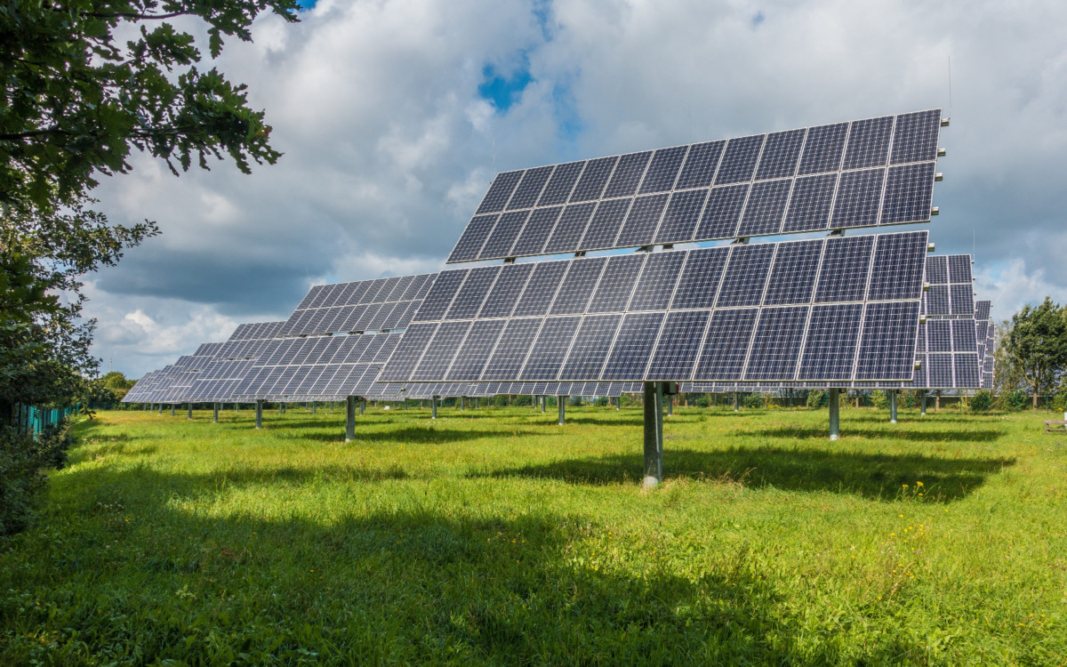 Concept visualization of the new solar-plus-storage complex being developed in Central America.