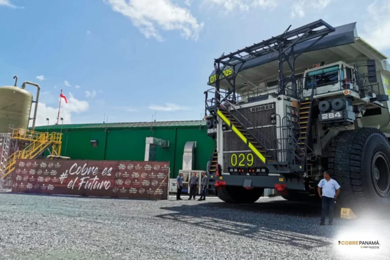 Industrial facilities at Cobre Panama preparing for the next First Quantum copper export phase.