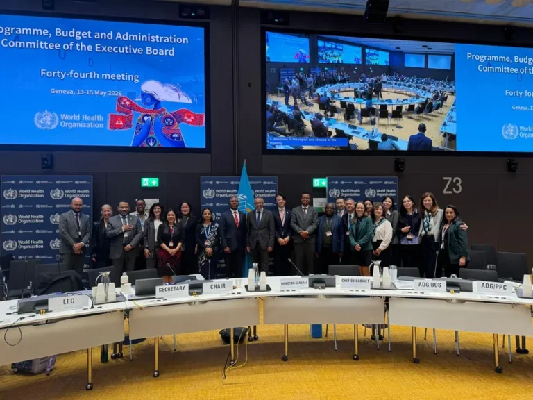 International health delegates at a summit where Panama demands WHO provide better representation for Latin American nations.