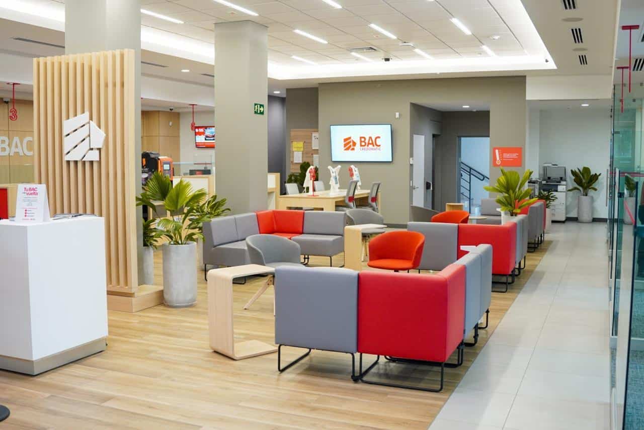 Modern corporate headquarters highlighting the successful BAC Credomatic Panama expansion and financial market consolidation.