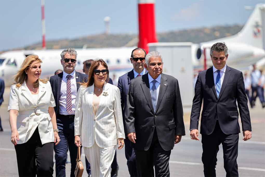 Official meeting venue representing the Panama President Greece Visit to strengthen bilateral maritime cooperation.