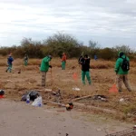 Community members executing the Panama mangrove restoration strategy in coastal wetlands.
