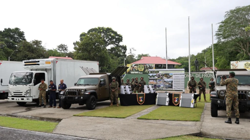Panama security surveillance US donation of tactical communications and border control vehicles to SENAFRONT