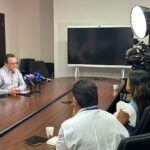 Spanish business investment delegation meeting with MICI officials to discuss Panama Mercosur trade.