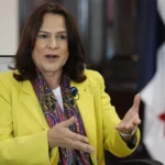 Ilya Espino in her official capacity representing her historic Ilya Espino Panama Canal leadership appointment.