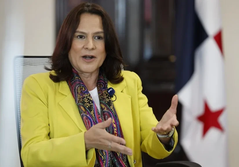 Ilya Espino in her official capacity representing her historic Ilya Espino Panama Canal leadership appointment.